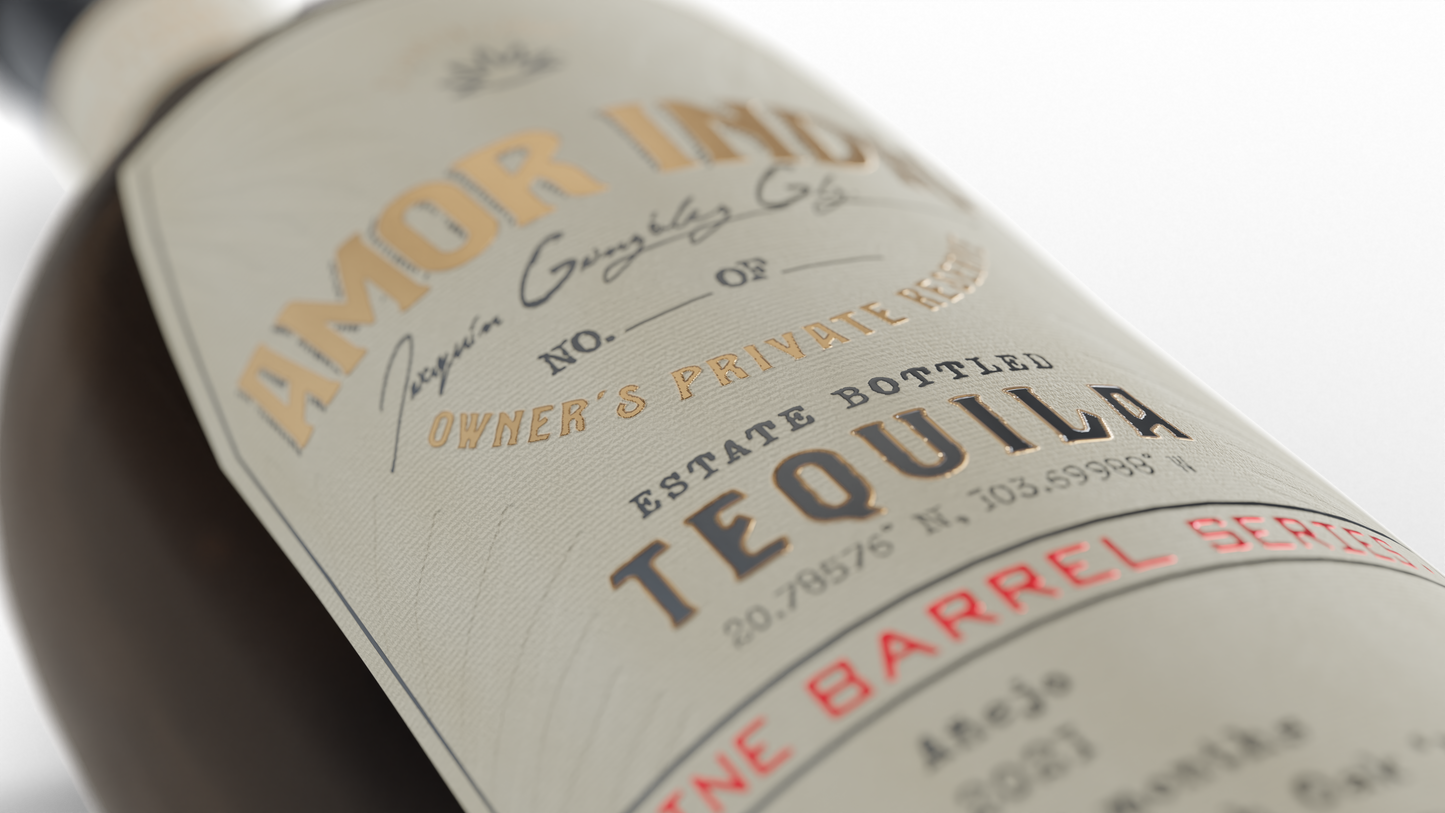 Amor Indio Owner’s Private Reserve - Wine Barrel Series Añejo