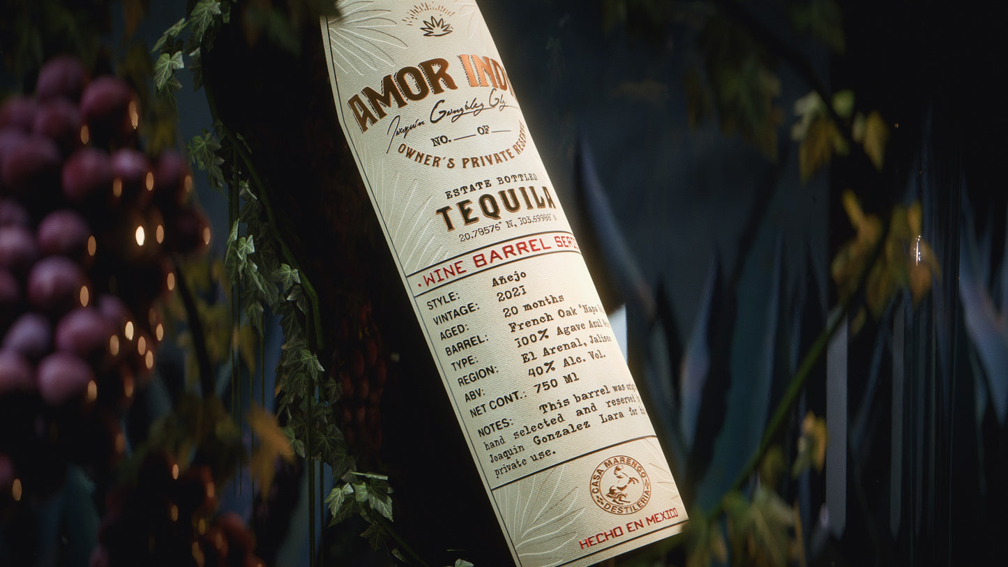 Amor Indio Owner’s Private Reserve - Wine Barrel Series Añejo